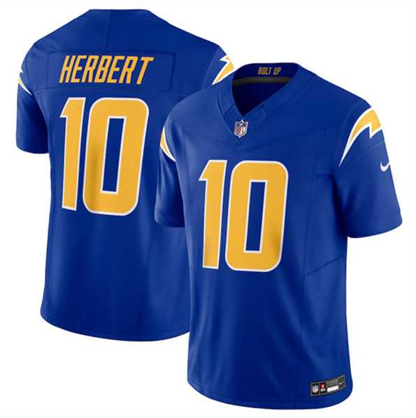 Men & Women & Youth Los Angeles Chargers #10 Justin Herbert Royal 2023 F.U.S.E. Vapor Untouchable Limited Stitched Jersey